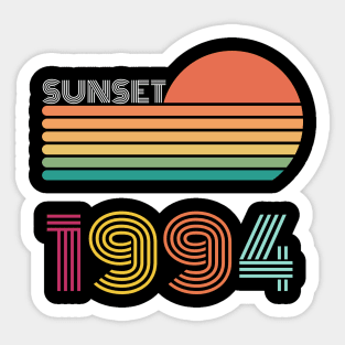 Sunset Retro Vintage 1994 Sticker